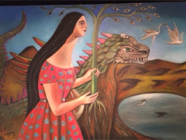 Image of a painting by Armando Adrian Lopez